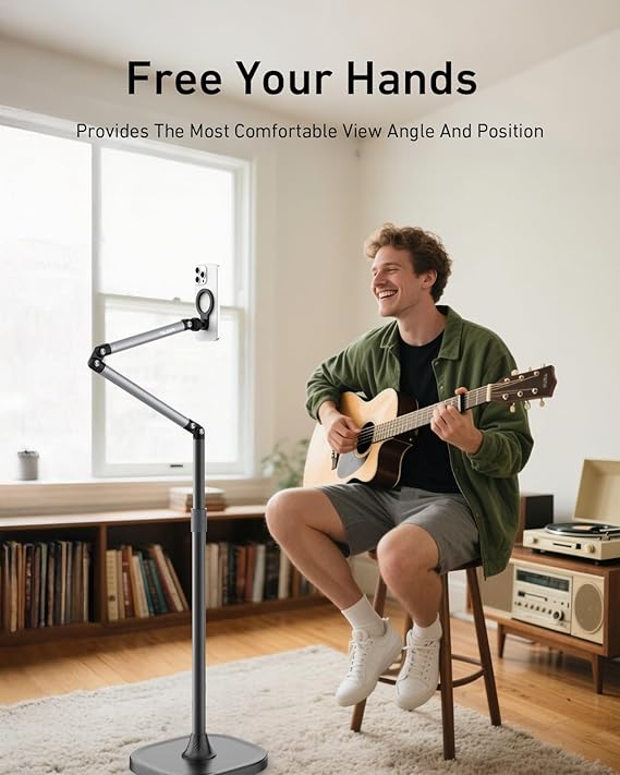 Magnetic Floor Stand for Phone & Tablet by TELESIN