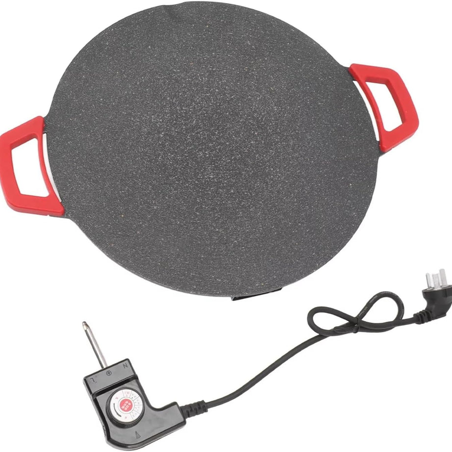 ADAK Electric Crepe & Pancake Maker with Precise Temperature Control | Multi-Function Non-Stick Dosa Tawa & Grill Pan | Rigag Maker