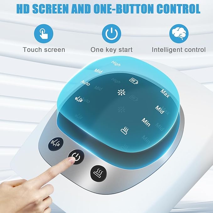 ADAK Knee  Massager, Cordless Knee Massager with Multi-Function Screen, Physical Heating and Vibration Function, Best Product for A Comforting Massage
