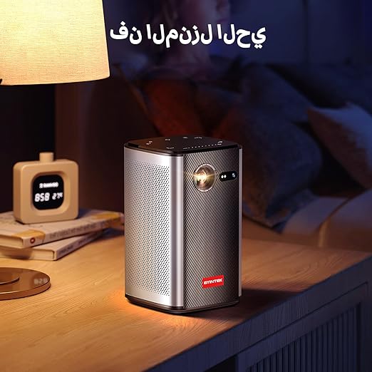 BYINTEK P70 Smart Wi-Fi Projector, 8000mAh Battery, Auto-focus, Android 9.0, Support 3D, Wi-Fi Display, Wired Sync Display