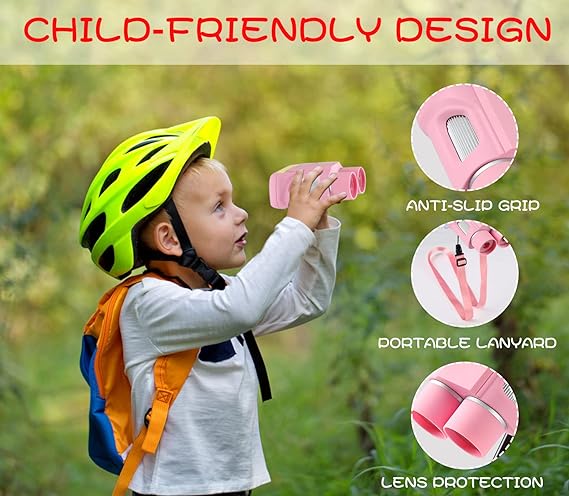 ADAK 2-in-1 Digital Microscope Telescope for Kids - 2" Screen, 720P Camera, Portable Stand & 32GB SD Card Included