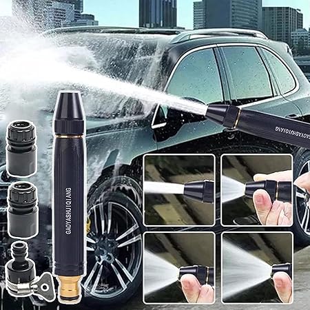 Water Hose Spray Gun Car Wash Nozzle High Pressure For Gardening And Car Wash