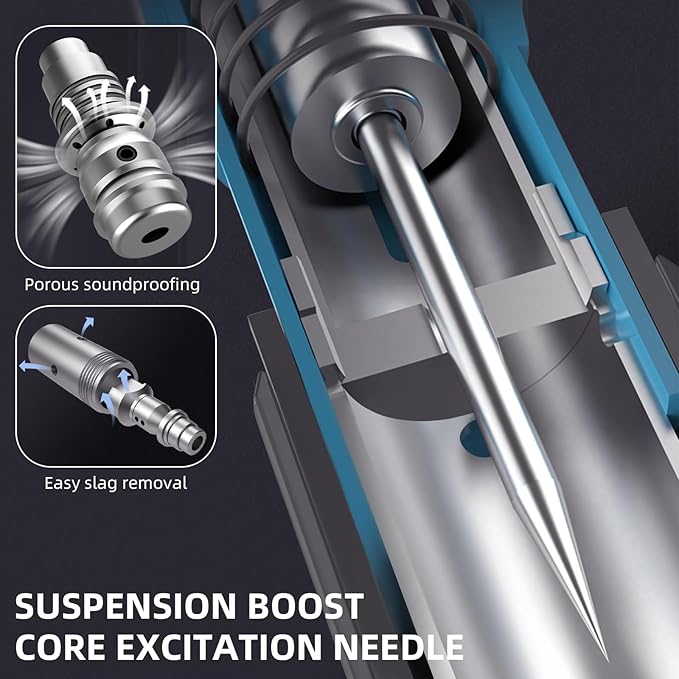 Concrete Nail Gun Comes with 50 steel nails Four Adjustable Levels of Force,Mini Portable Nail Gun for Woodworking and Home Improvement