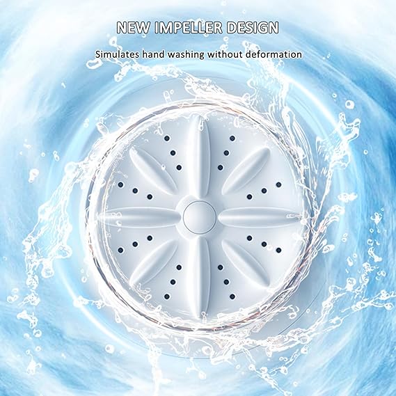 Ye02 Underwear Washer Machine, Mini Portable Washing Machine, Rechargeable Cordless Mini Washing Machine, 4000mAh, Travel Camping Washing Machine for Socks Underwear Camping Travel