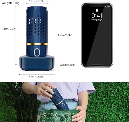 ADAK Wireless Fruit and Vegetable Purifier - Hydroxyl Ion Cleaner CX-2201, Efficient Fruit and Veg Cleaning Machine