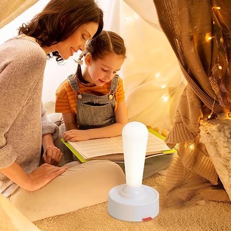 Roll over image to zoom in ADAK Portable Joystick Control Night Light - USB Rechargeable, Adjustable Brightness, Plug-in Silicone