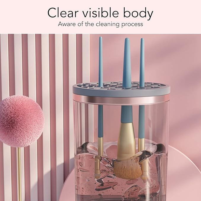 Makeup Brushes Cleaner Electric Makeup Brush Cleaner Makeup Brush Cleaner With 360 Degree Rotation Make Up Brush Cleaner