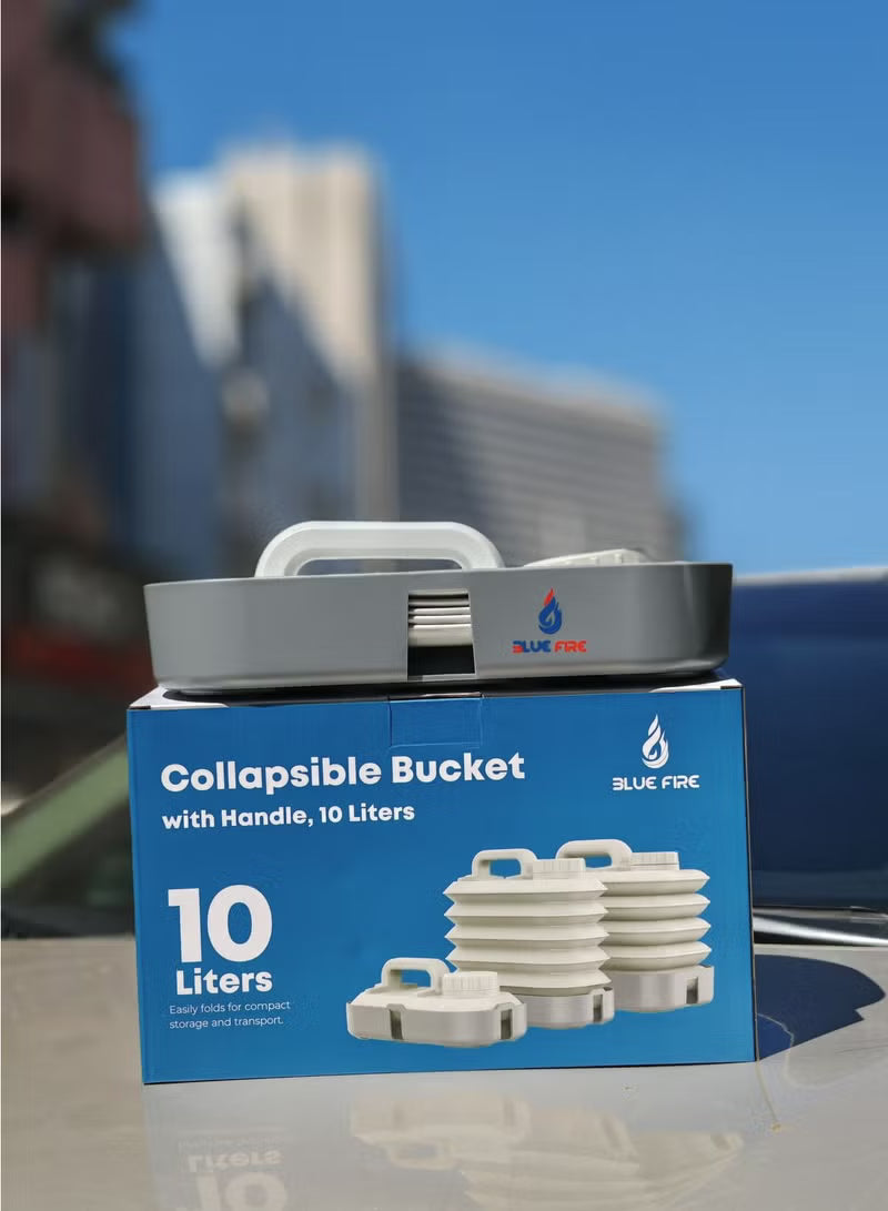 10L Foldable Water Tank – Lightweight & Eco-Friendly Collapsible Bucket for Camping, Travel, and Emergency Use | Durable, Space-Saving 10L Portable Water Container, Outdoor Water Storage Bucket Tourist Camping Portable Water Reservoir