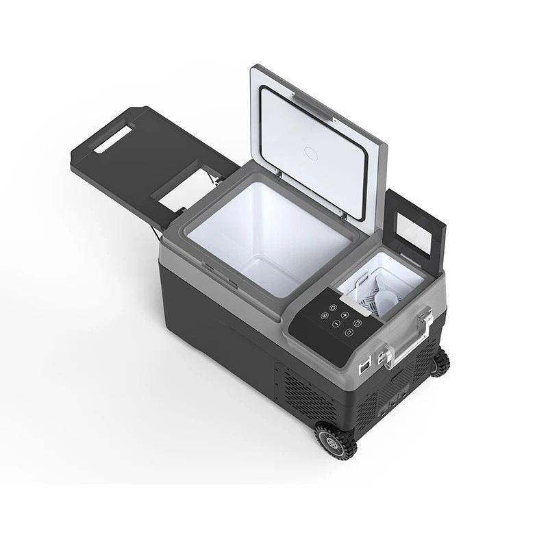 Camping Travel Cooler Refrigerator With Built-in Ice Maker