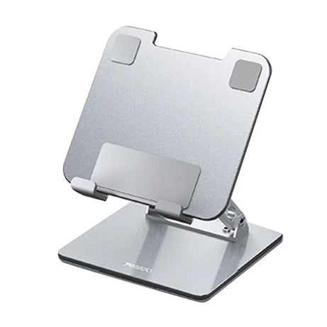 Aluminum Adjustable Laptop and Tablet Stand - Ergonomic Design, Air Vents, Portable Foldable Desktop Holder