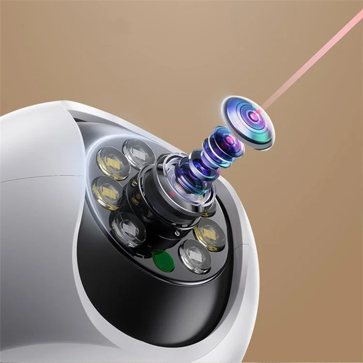 Yesido KM11 3.0MP Full Color Day and Night Smart 2.4G WIFI Camera, Specification:EU Plug