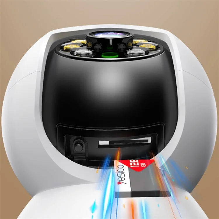 Yesido KM11 3.0MP Full Color Day and Night Smart 2.4G WIFI Camera, Specification:EU Plug