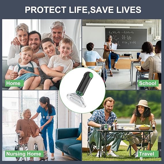 Choking Rescue Device, Anti-Choking Device for Babies and Adults, AnGeer EasyPumpVac Airway Suction Device, First Aid Kit for Children and Adults