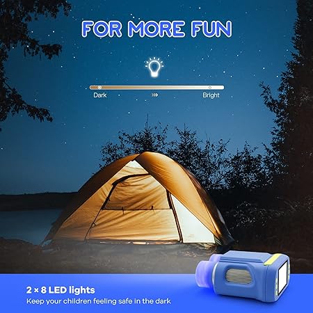 ADAK 2-in-1 Digital Microscope Telescope for Kids - 2" Screen, 720P Camera, Portable Stand & 32GB SD Card Included