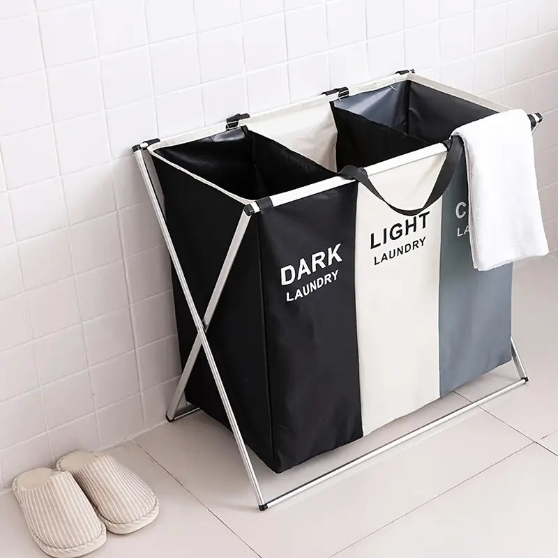 3-Color Large Capacity Laundry Basket
