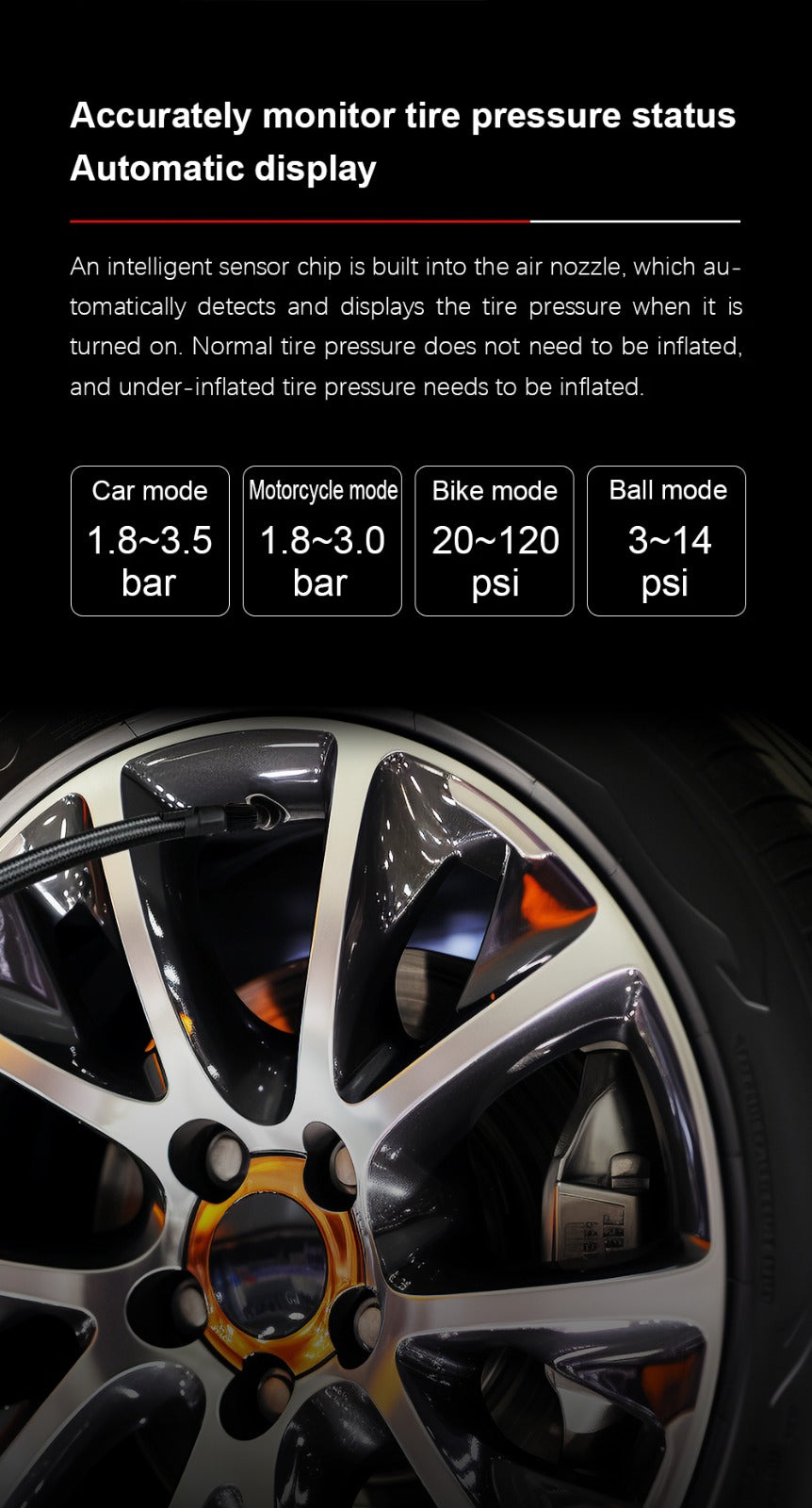 Choetech multifunctional car starter, with compressor, powerbank 8000mAh, LED flashlight, black