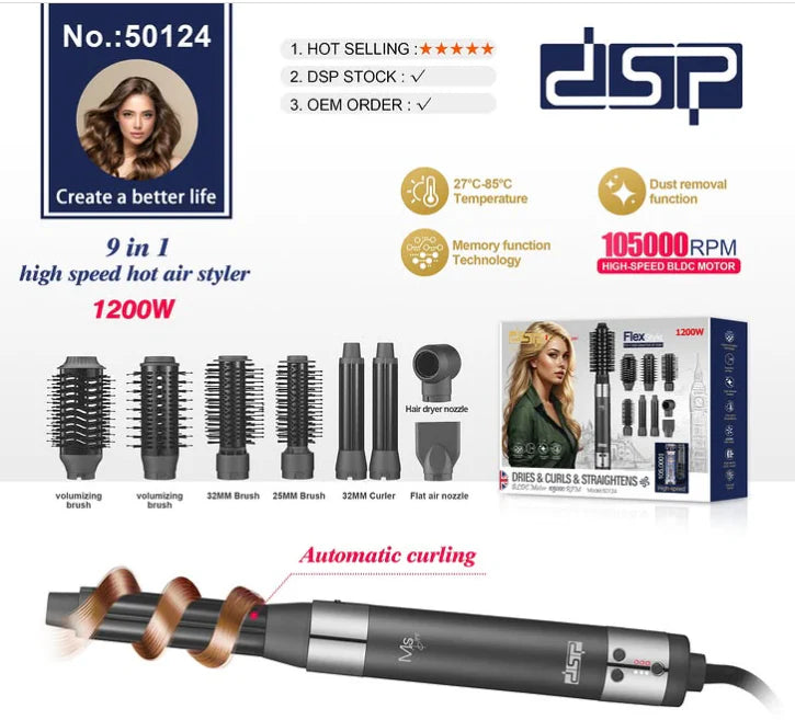 Hair Styler 9in 1 flex style 50124 /1200W