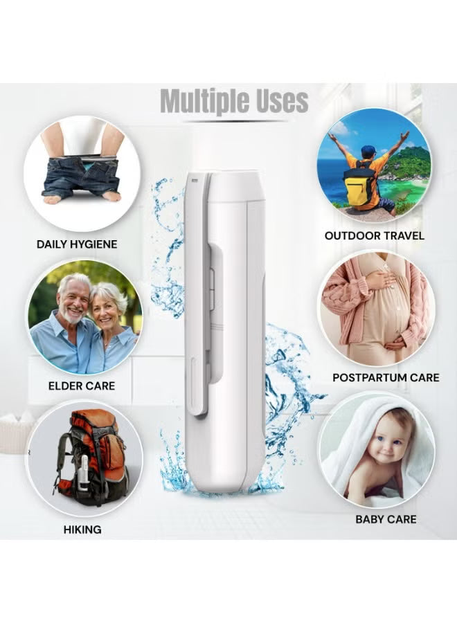 Portable Bidet For Travel Shattaf | Portable Shattaf Rechargeable Travel Camping Bidet Shower Sprayer shataf almusafir(Portable Shattaf With 2.5L Container)