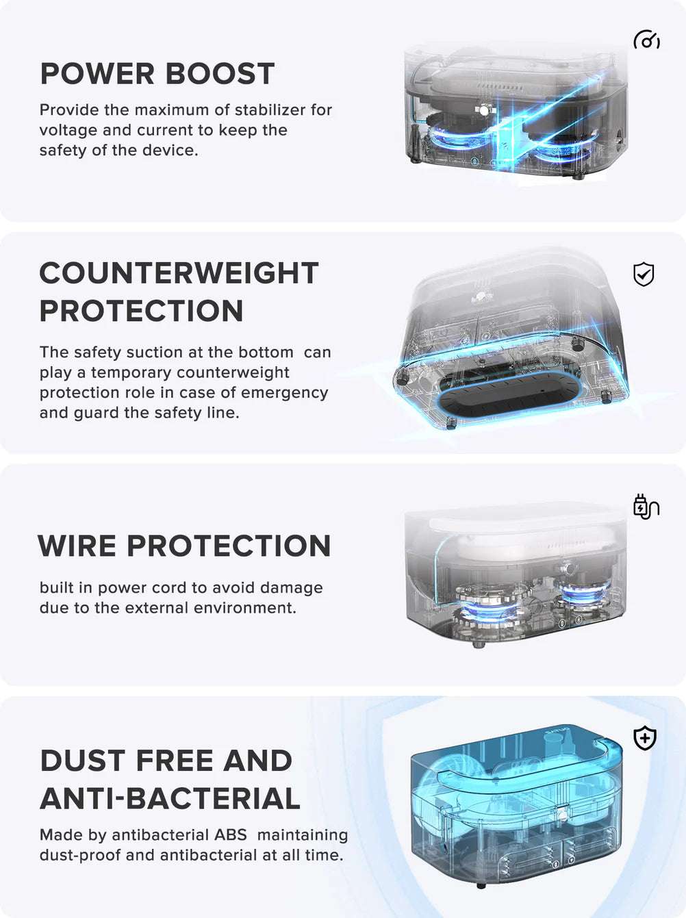TUYA SATUO PRO window cleaning robot controlled through the application