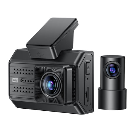 4K Dual Dash Camera Driving Recorder | High-Resolution Front and Rear Dash Cam with Night Vision, G-Sensor, Loop Recording, and 2 Inch IPS Screen