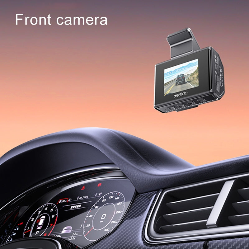 4K Dual Dash Camera Driving Recorder | High-Resolution Front and Rear Dash Cam with Night Vision, G-Sensor, Loop Recording, and 2 Inch IPS Screen