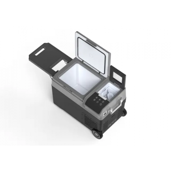 Camping Travel Cooler Refrigerator With Built-in Ice Maker