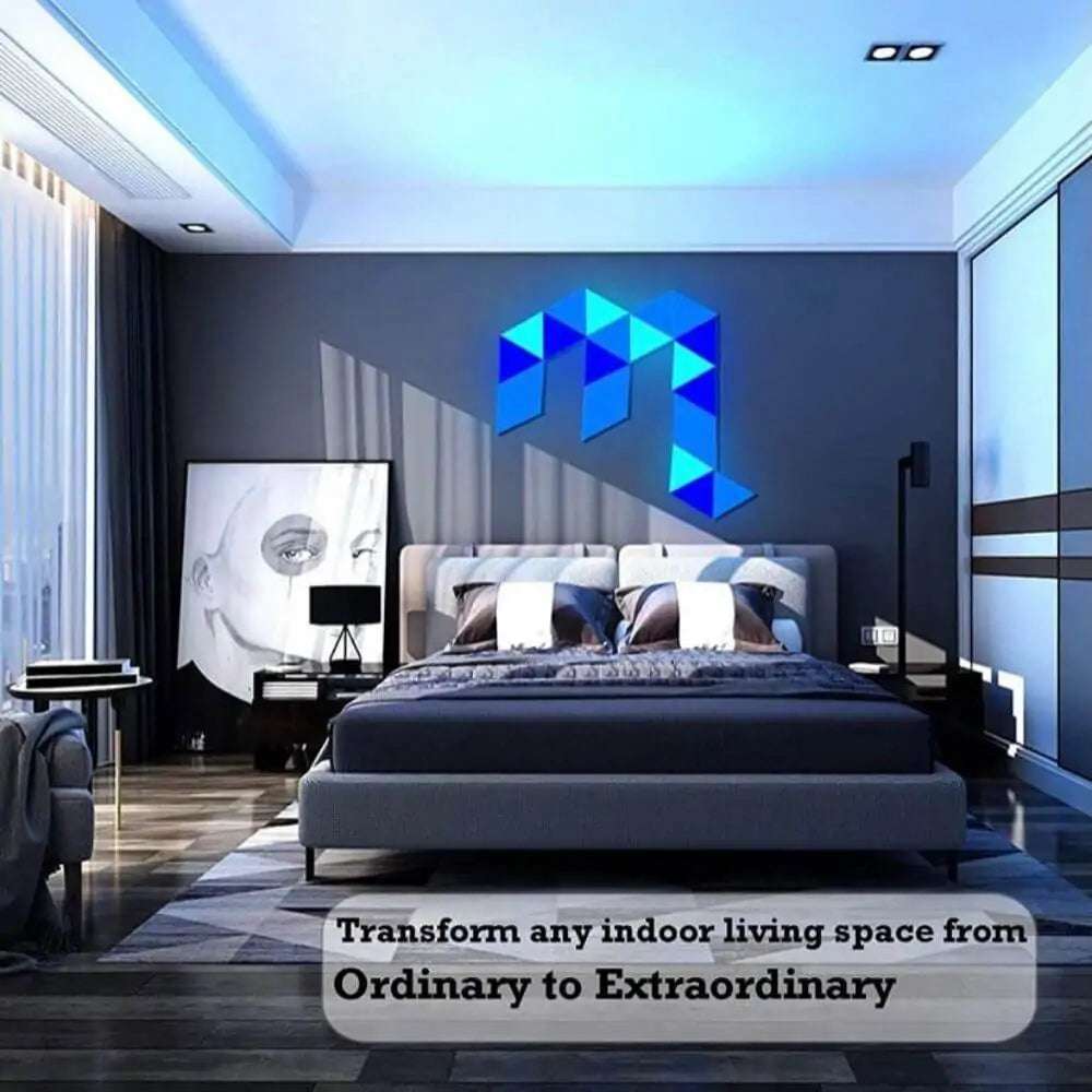 Cololight Triangle Kit 6 Pcs – Ambient Lighting Panels with Music Response