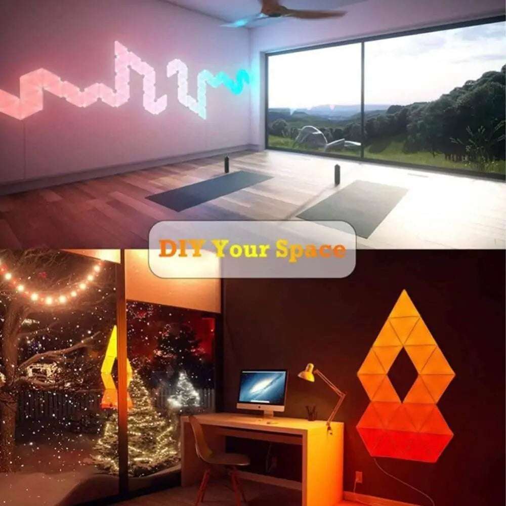 Cololight Triangle Kit 6 Pcs – Ambient Lighting Panels with Music Response