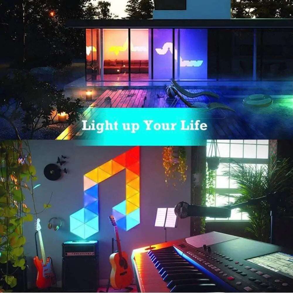 Cololight Triangle Kit 6 Pcs – Ambient Lighting Panels with Music Response