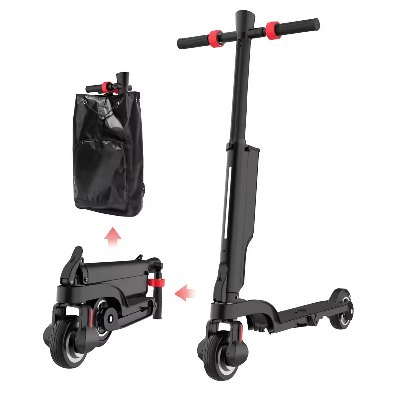 HARLEY FITNESS X6 E-Scooter in Black, Up to 20km Range, Top Speed of 25km/h, Triple-Fold Ultra-Compact Design