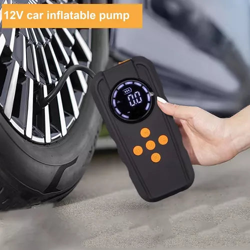 4 in 1 Portable Jump Starter With, Air Compressors, power bank, Small light, Operating voltage: 14.8V