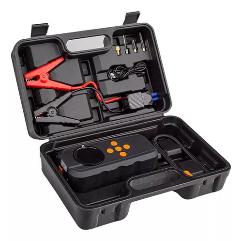 4 in 1 Portable Jump Starter With, Air Compressors, power bank, Small light, Operating voltage: 14.8V