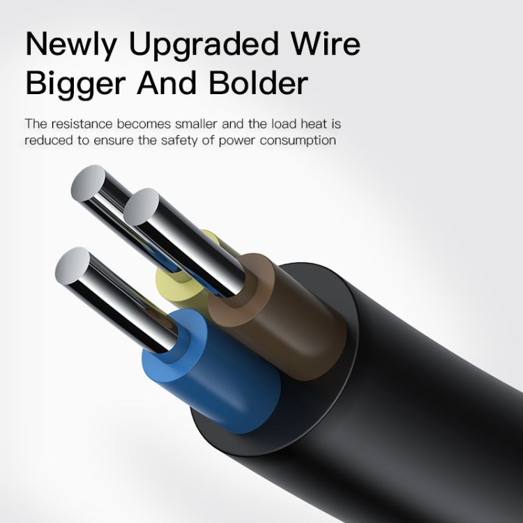 Yesido MC11 Multi-functional Power Socket - 4 Plugs, PD 20W + 2 QC3.0 Ports, Max 2650W, 2 Meter Long (UK Plug)