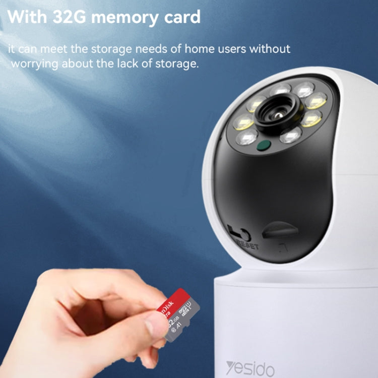 Smart Indoor HD Camera With Night Vision | 2 Mega Pixels | Resolation 1920×1080 | Yesido KM10 Indoor Camera