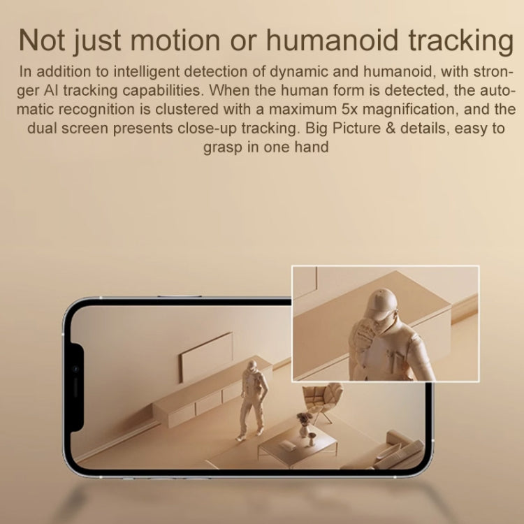 Yesido KM11 3.0MP Full Color Day and Night Smart 2.4G WIFI Camera, Specification:EU Plug