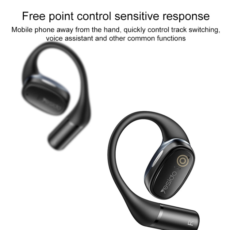 Yesido YSP18 OWS Open Wireless Bluetooth Earphone(Black)