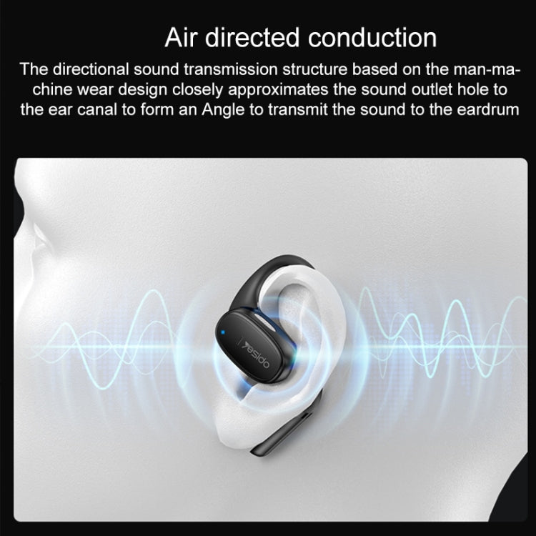 Yesido YSP18 OWS Open Wireless Bluetooth Earphone(Black)