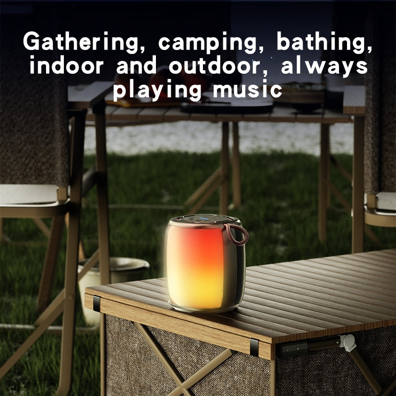 Yesido YSW20 Portable Bluetooth Speaker with RGB Light - Wireless Music Subwoofer, LED Colorful TWS Bluetooth Speaker, Bluetooth 5.3