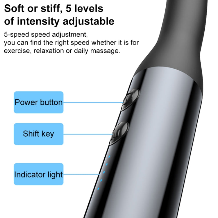 Yesido MG07 Handheld Back Massage Gun – Electric Massager for Muscle Relief (Black)