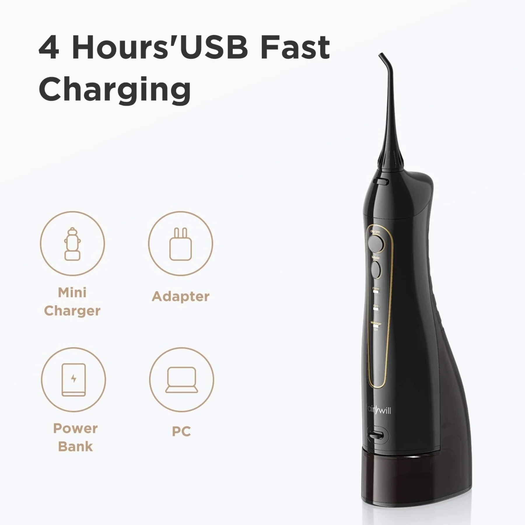Bitvae Water Flosser and Electric Toothbrush Combo - Cordless Water Flosser for teeth - 5 Modes Sonic Electric Toothbrush , 3 Modes Water Flosser Picks Brand: Bitvae