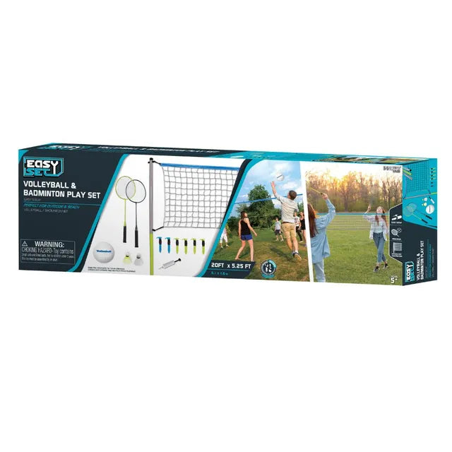 Volleyball And Badminton Play Set