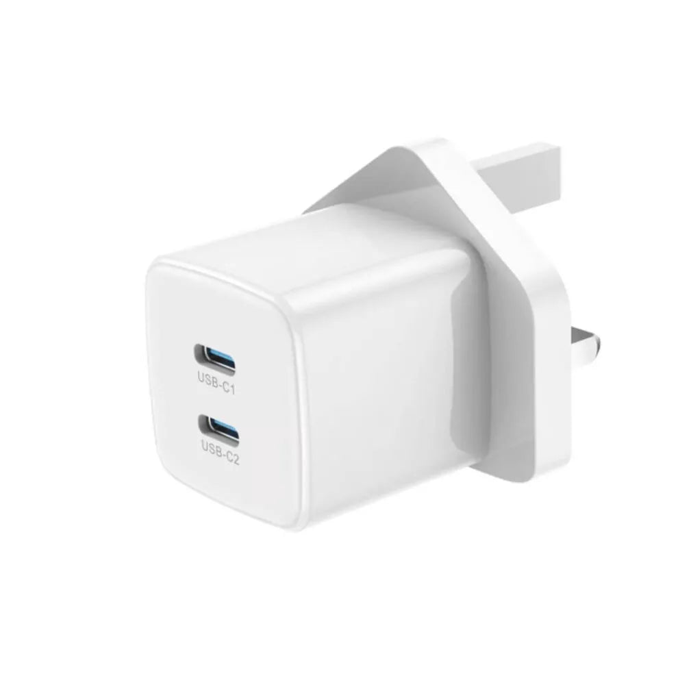 HuntKey G35 Pro GaN Fast Charger – 35W Dual USB-C Ports with Smart Power Allocation
