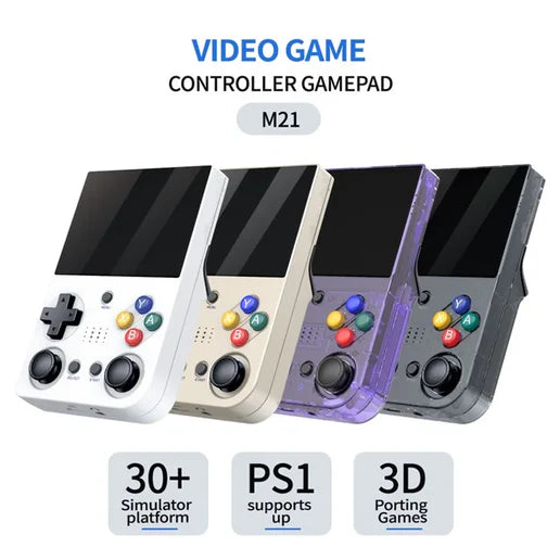 NEW M21 Handheld Video Game Console 3.5 Inch Open Source Linux System Portable Retro Handheld Game Console