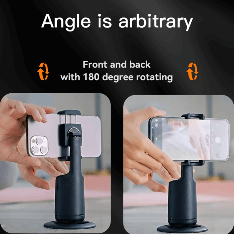 Yesido SF15 Intelligent Face Recognition 360-degree Rotating PTZ Shooting Holder (Black)