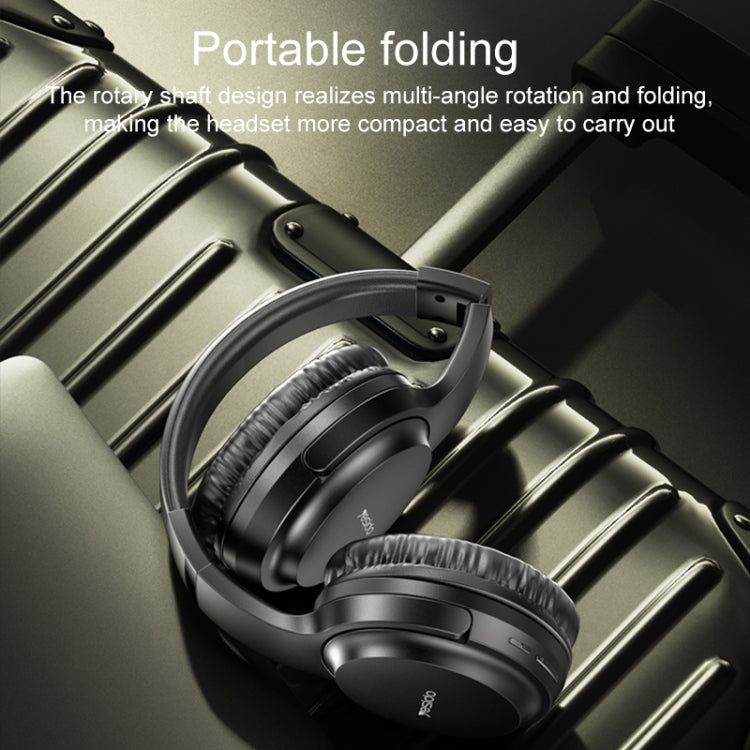 Yesido EP04 Over-Ear Wireless/Wired Headphones, Foldable Design, BV5.3 Mode, 200mAh Battery, Type-C Interface