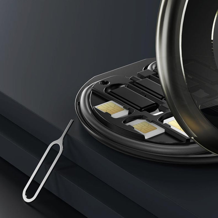 Yesido CA118 6-in-1 Multifunctional Charging Data Cable Storage Box Suit, Black - Organized Cable Storage and Charging Solution