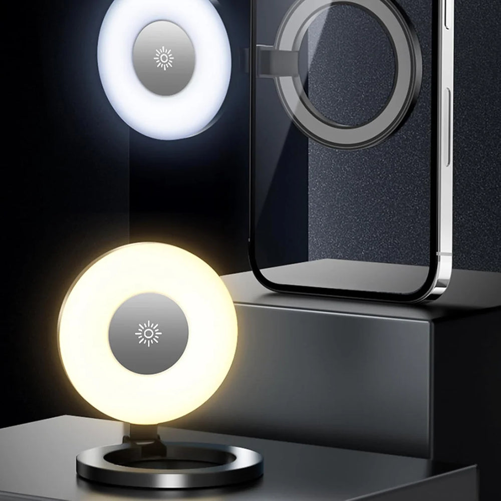 Magnetic Selfie Ring Light for Mobile Photography by VOLUO