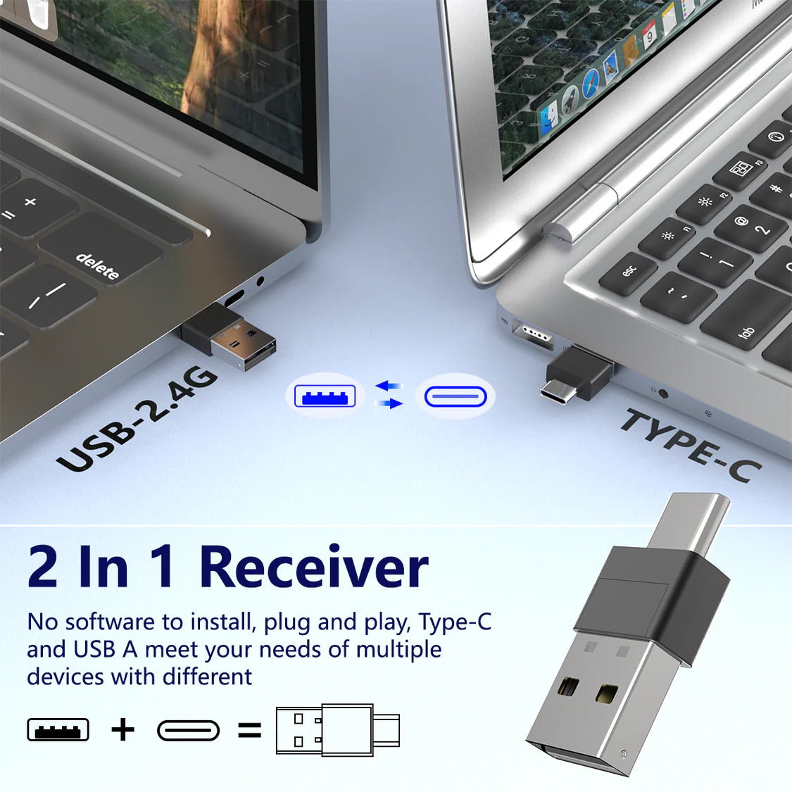 ADAK Pro Multi-Functional Air Laser Mouse