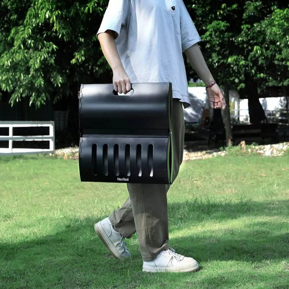 NexTool Camp Fun Folding Barbecue Grill – Portable Outdoor Grill with Large Cooking Surface, Easy Assembly, and Included Accessories