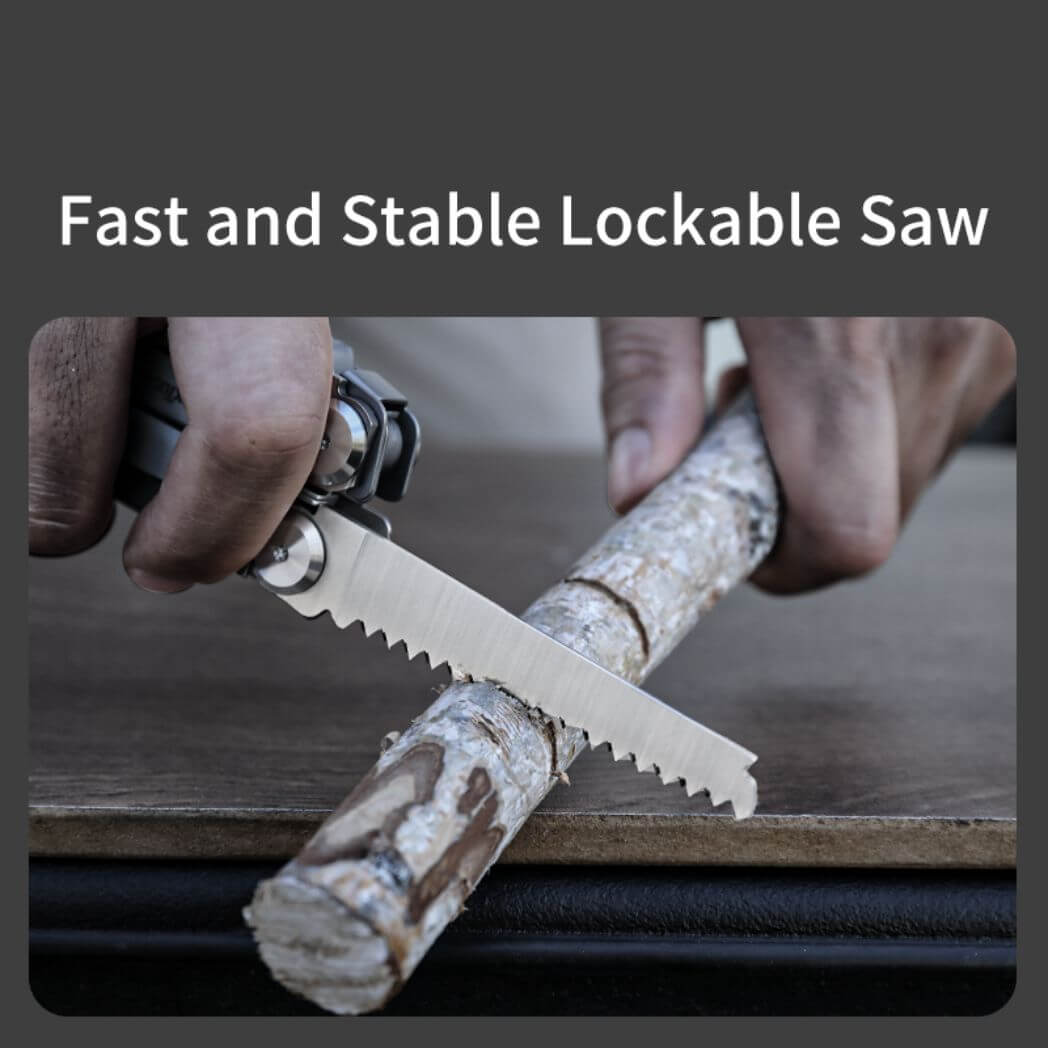 NexTool Flagship Max 14-in-1 Multi-Tool with 80Cr14MoV Blade, Large Scissors, Saw, Pliers, and Emergency Glass Breaker